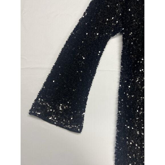 H&M Black Sequin Mini Dress - Picture 4 of 8